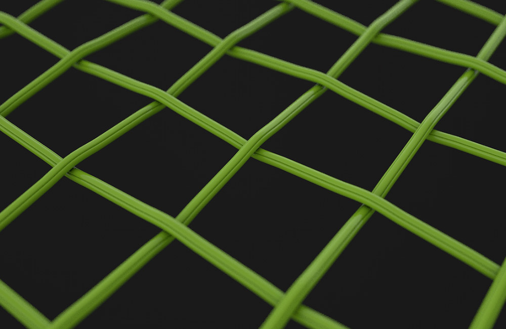 Tennissaiten überzeugen als 3D-Renderings